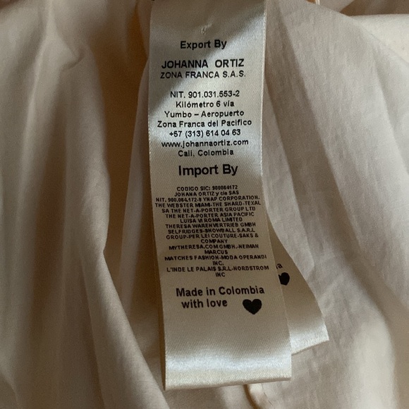Johanna Ortiz Love Me Like 70s Top Ecru SZ 12 - Picture 5 of 6